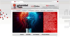 Desktop Screenshot of cornon.unileon.es