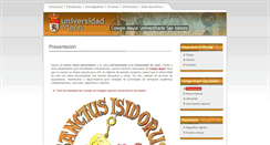 Desktop Screenshot of colegiomayor.unileon.es