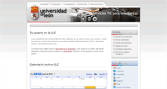 Desktop Screenshot of estudiantes.unileon.es