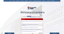 Desktop Screenshot of biblioteca.unileon.es